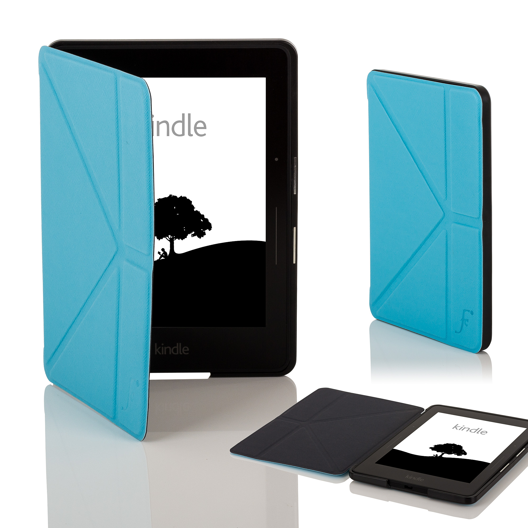 Leather Smart Origami Case Cover for Amazon Kindle Voyage eBay